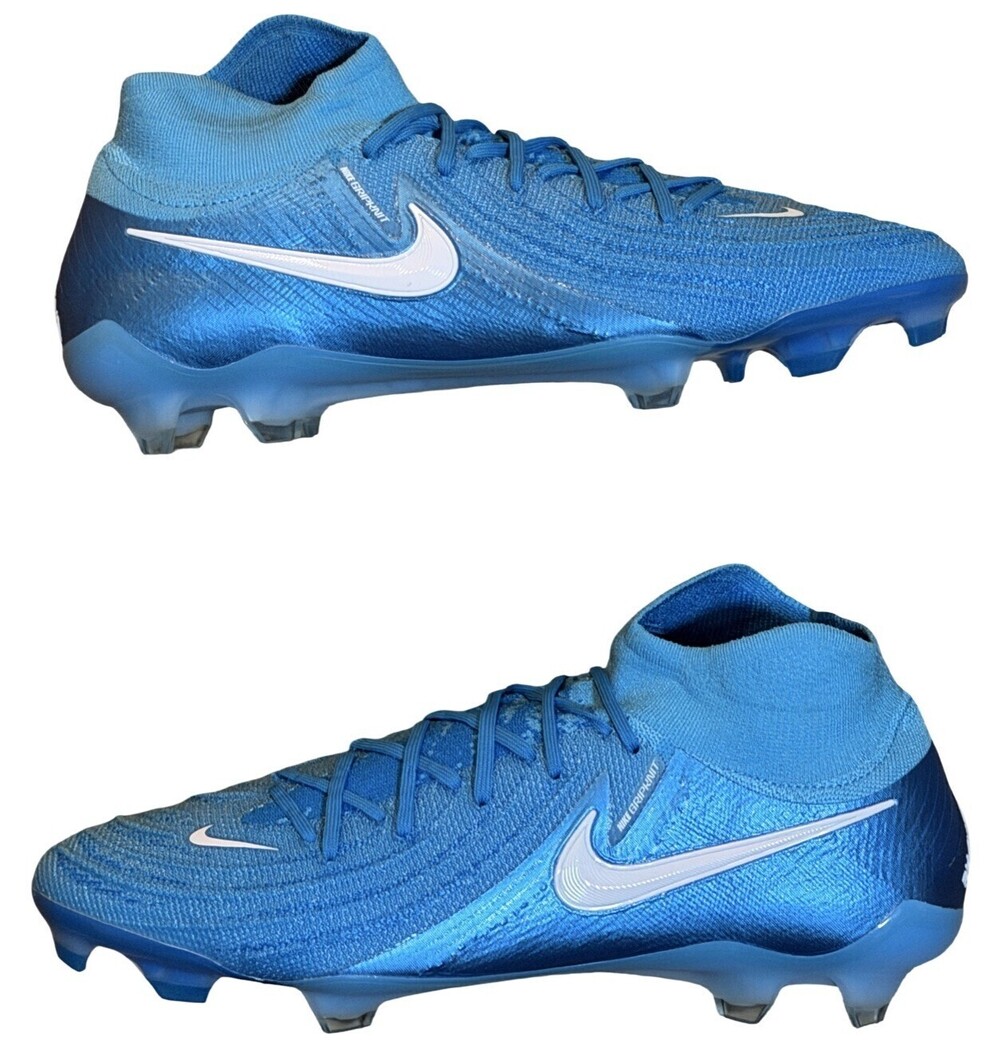 Size 11.5 Nike Phantom Luna 2 Elite FG P Promo Cleats Blue Fury HF4358 400 Men's